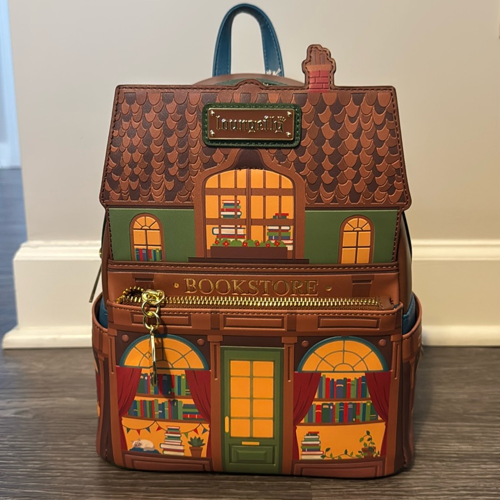 Loungefly Bookstore backpack nwt